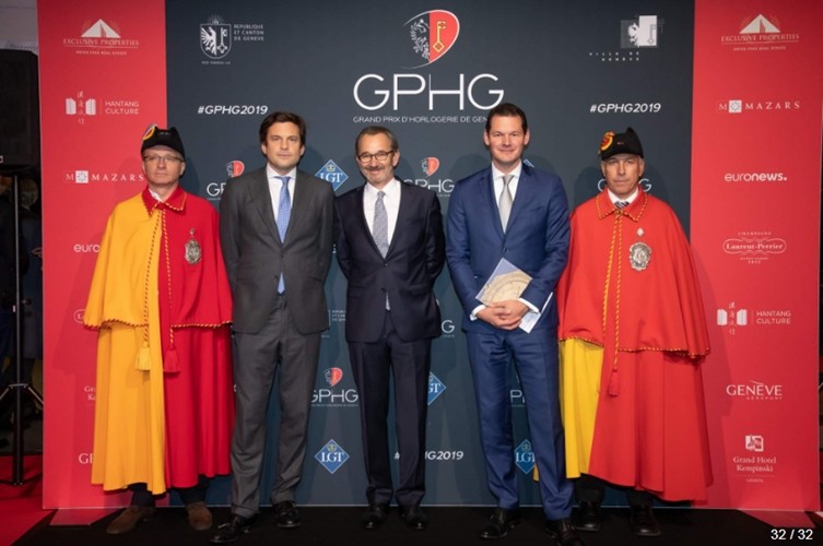 Palmarès 2019 du Grand Prix d'Horlogerie de Genève GPHG
